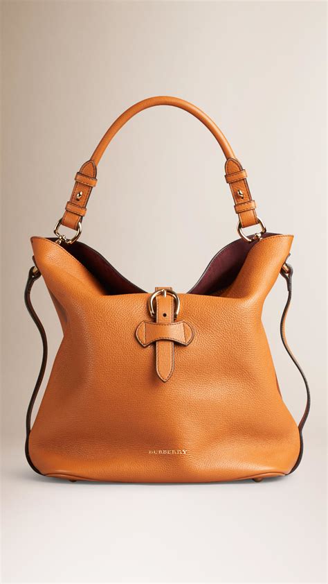 burberry textured leather hobo bag|burberry bags sale outlet.